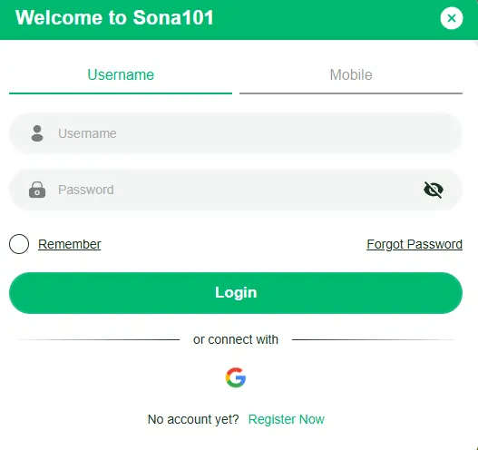 sona101 login